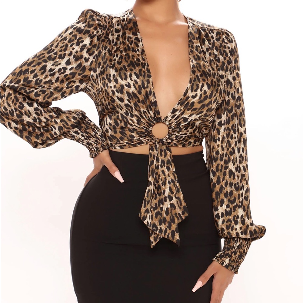Fashion Nova Leopard Top